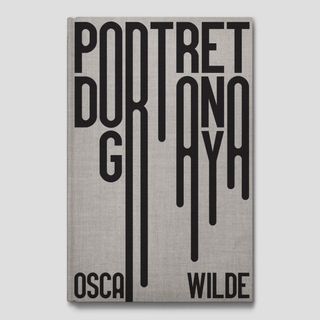 Typographic book cover for Portret Doriana Graya [The Picture of Dorian Gray] by Oscar Wilde (2010).